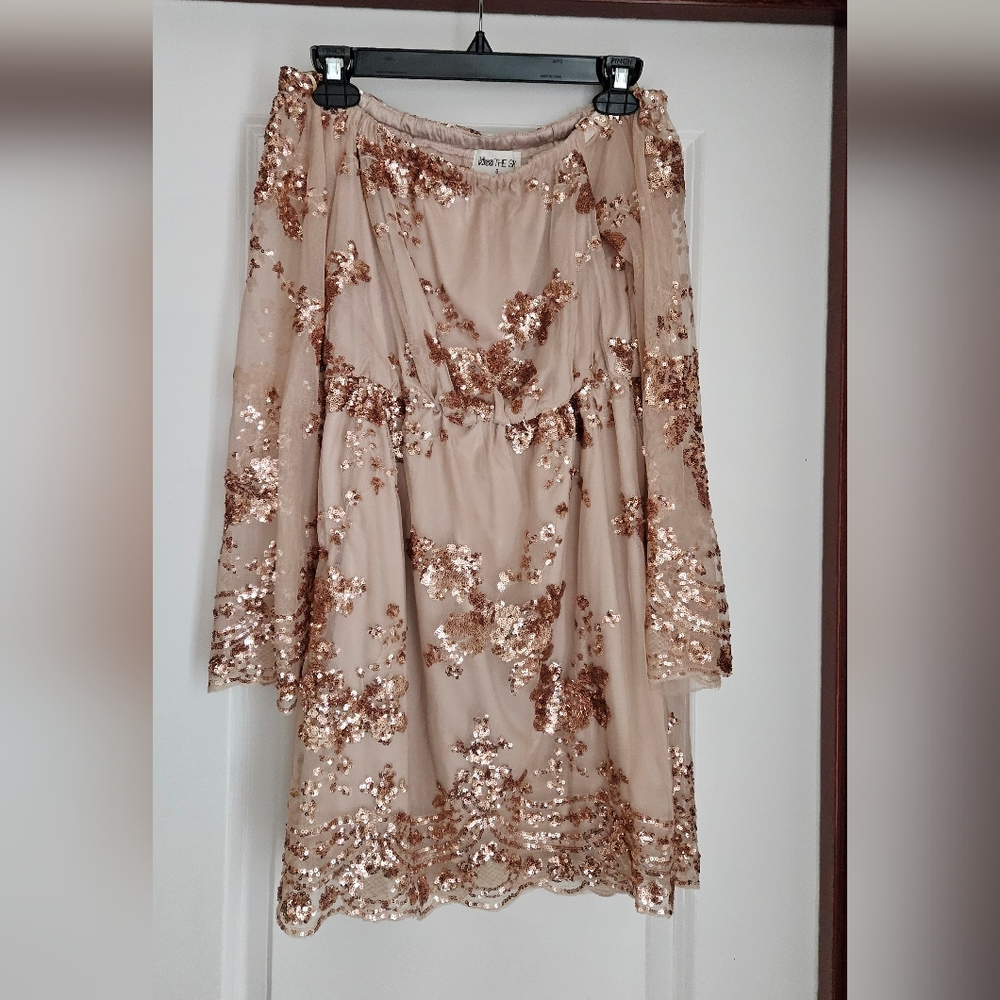 Off shoulder Sparkle dress